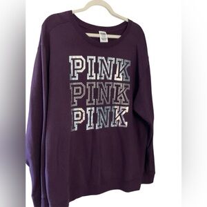 PINK Victoria’s Secret Lounge Campus Crew sweatshirt